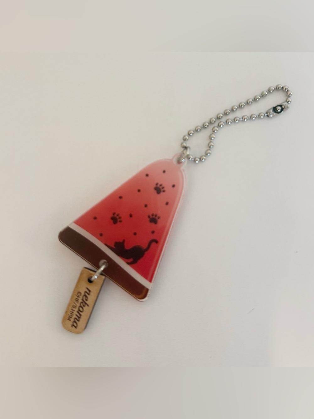 Anime official collectible haikyuu haikyu nekoma watermelon keychain